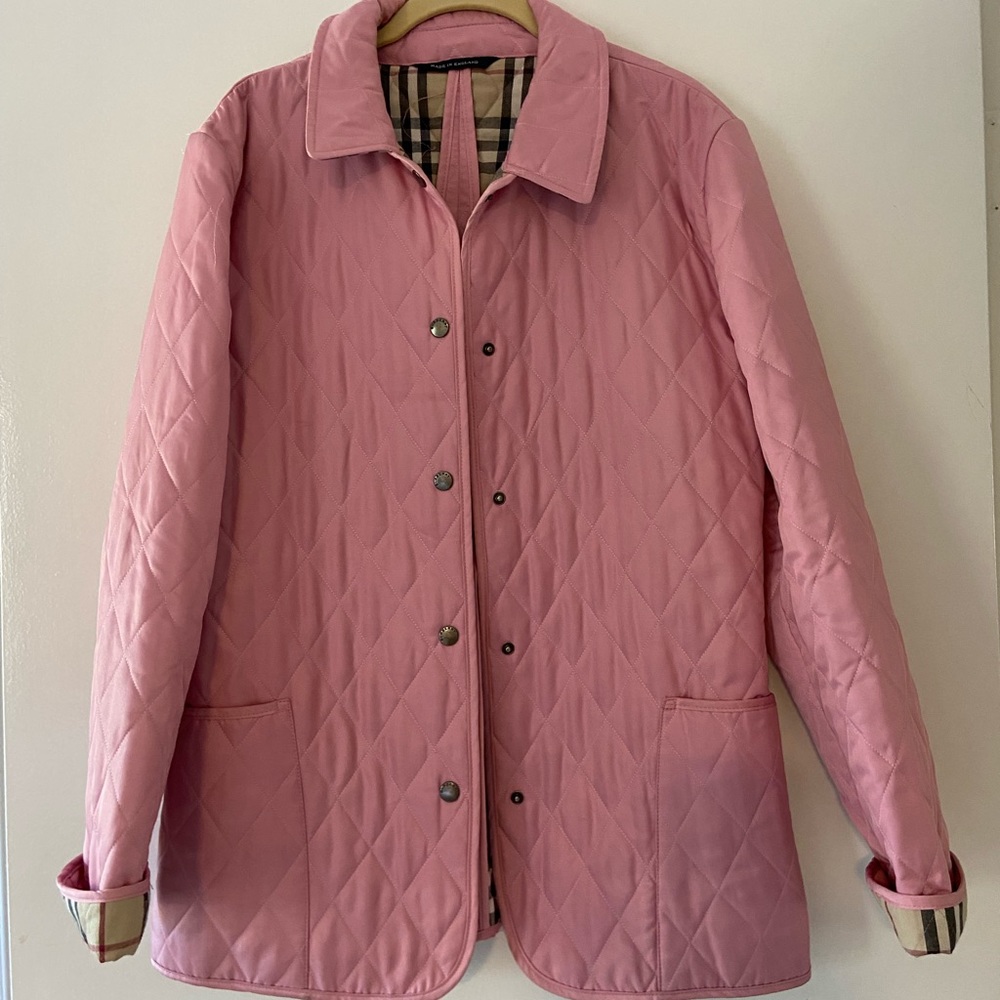 Burberry Jacket, size Large, Blush color